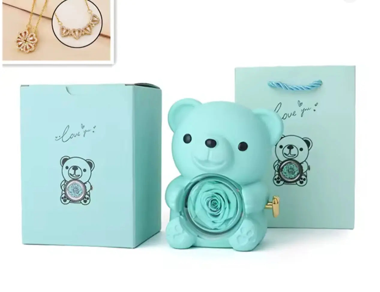 Ours éternel & collier