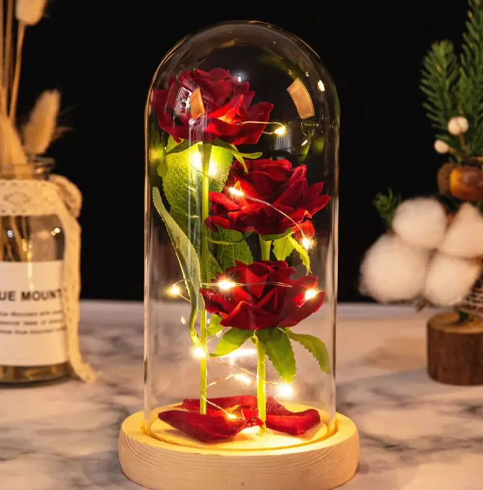 Fleur éternelle lumineuse